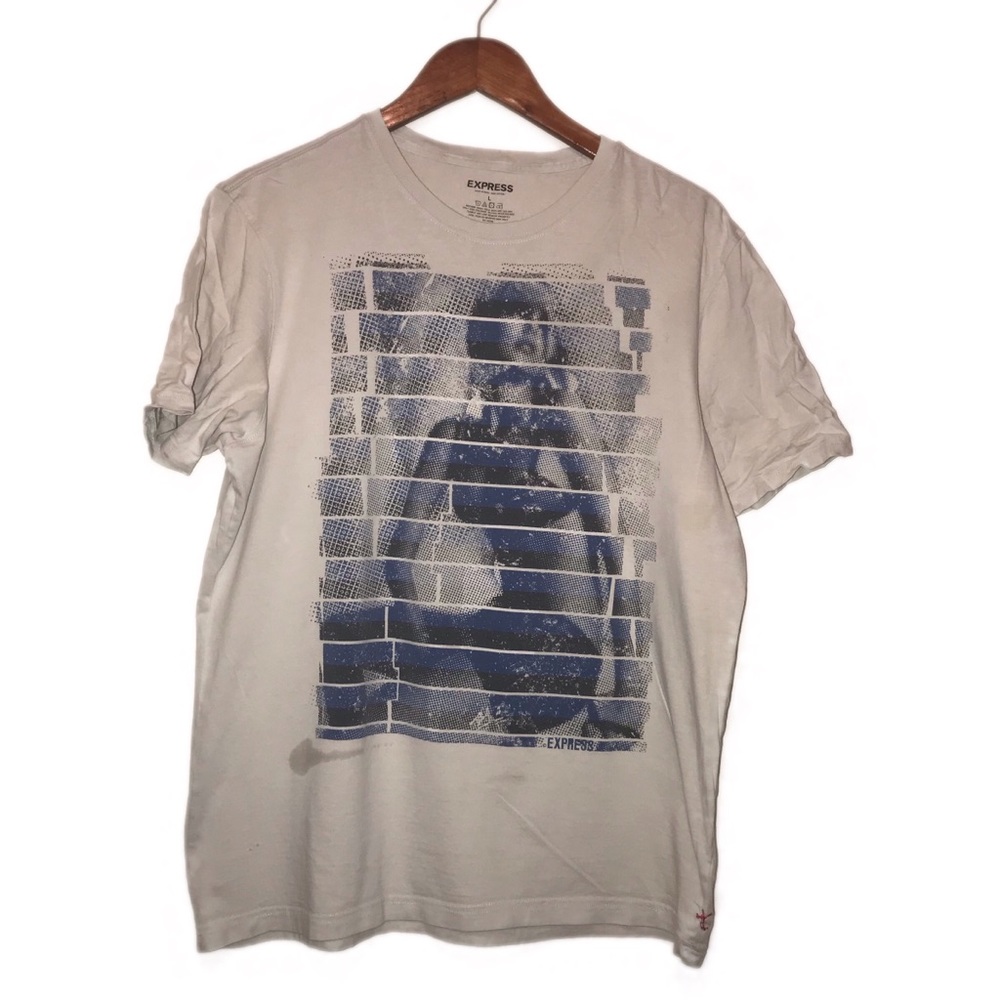 Express T shirt size L tan